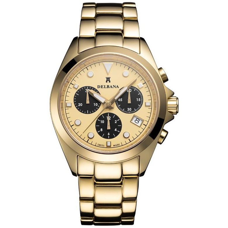 Pánské Hodinky Delbana 42701.764.6.021 zlaté