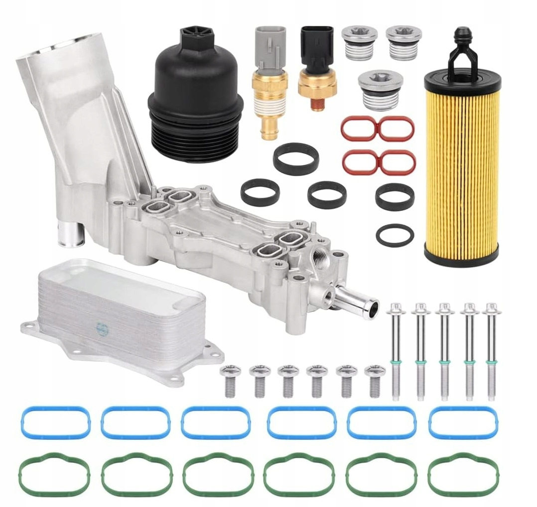 Hliníkový Kryt Olejového Filtru Chladič Oleje Dodge Chrysler 3.6 Af