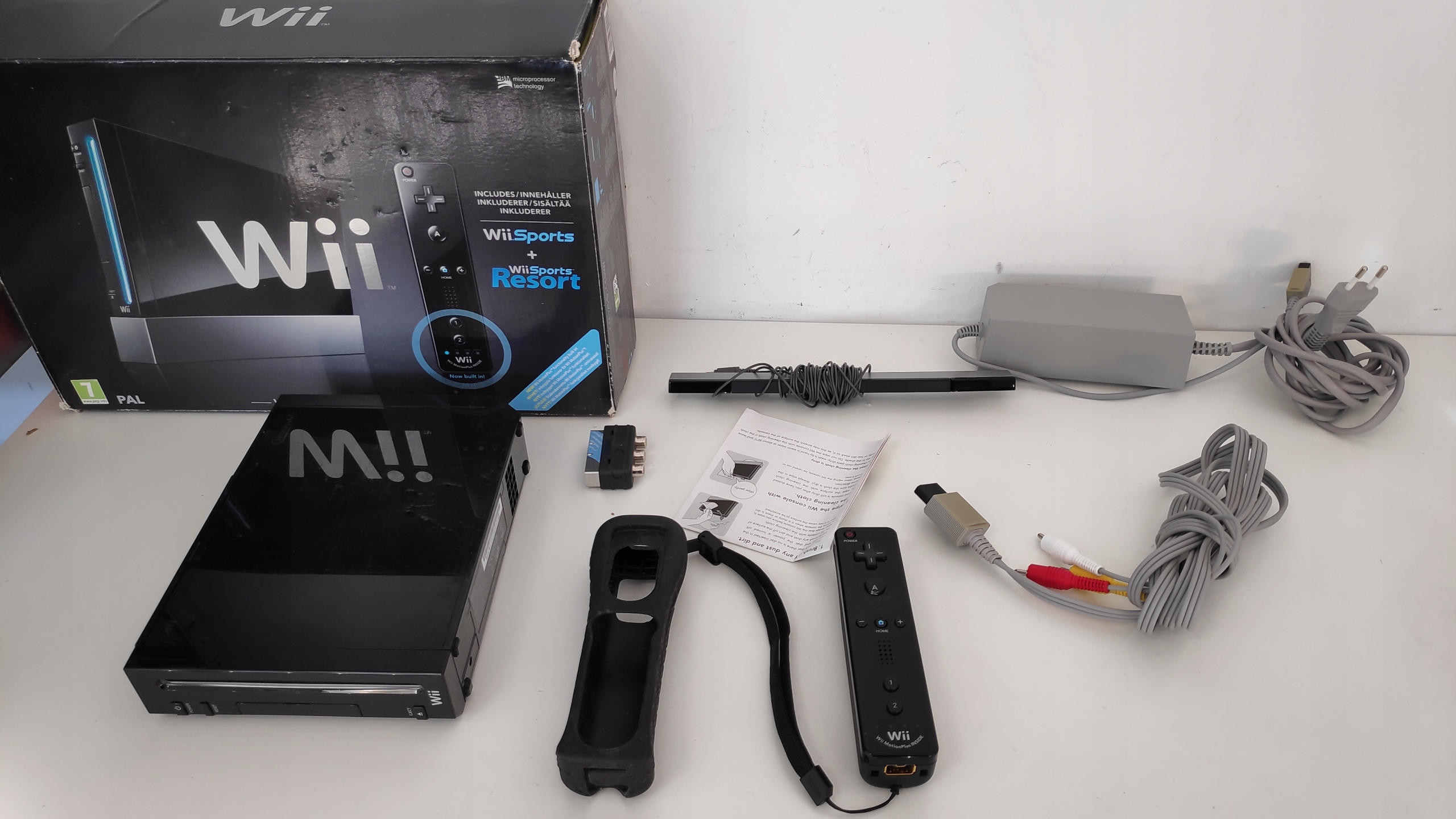 Nintendo Wii konsola mega zestaw czarna