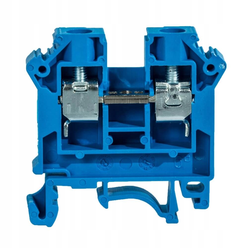 Złączka szynowa gwintowana 6mm2 niebieska Simet