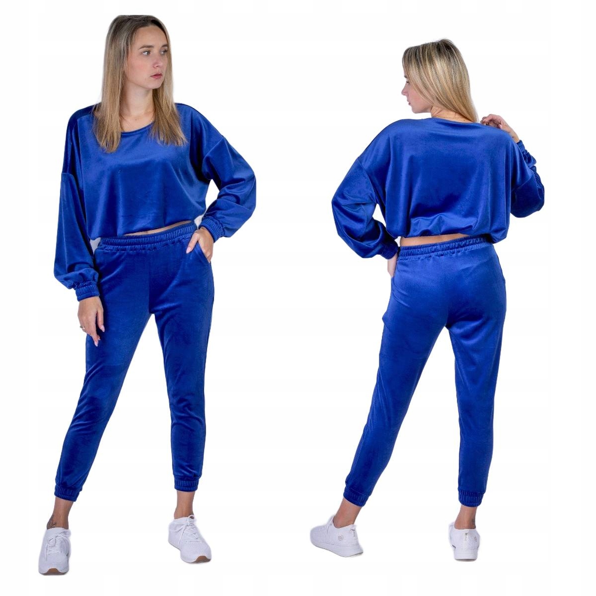 Velurový komplet „Modrá Melodie“ Xs/s XL/2XL Xs/s