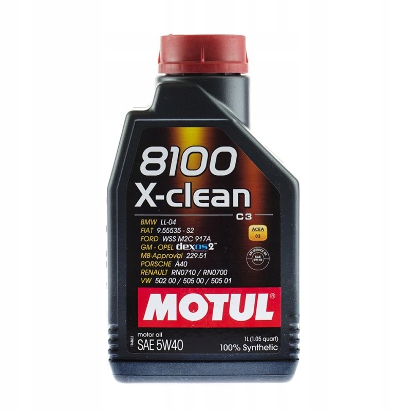 Olej Motul 5W-40 8100 X-clean 1L C3 Motul MOT5W40X
