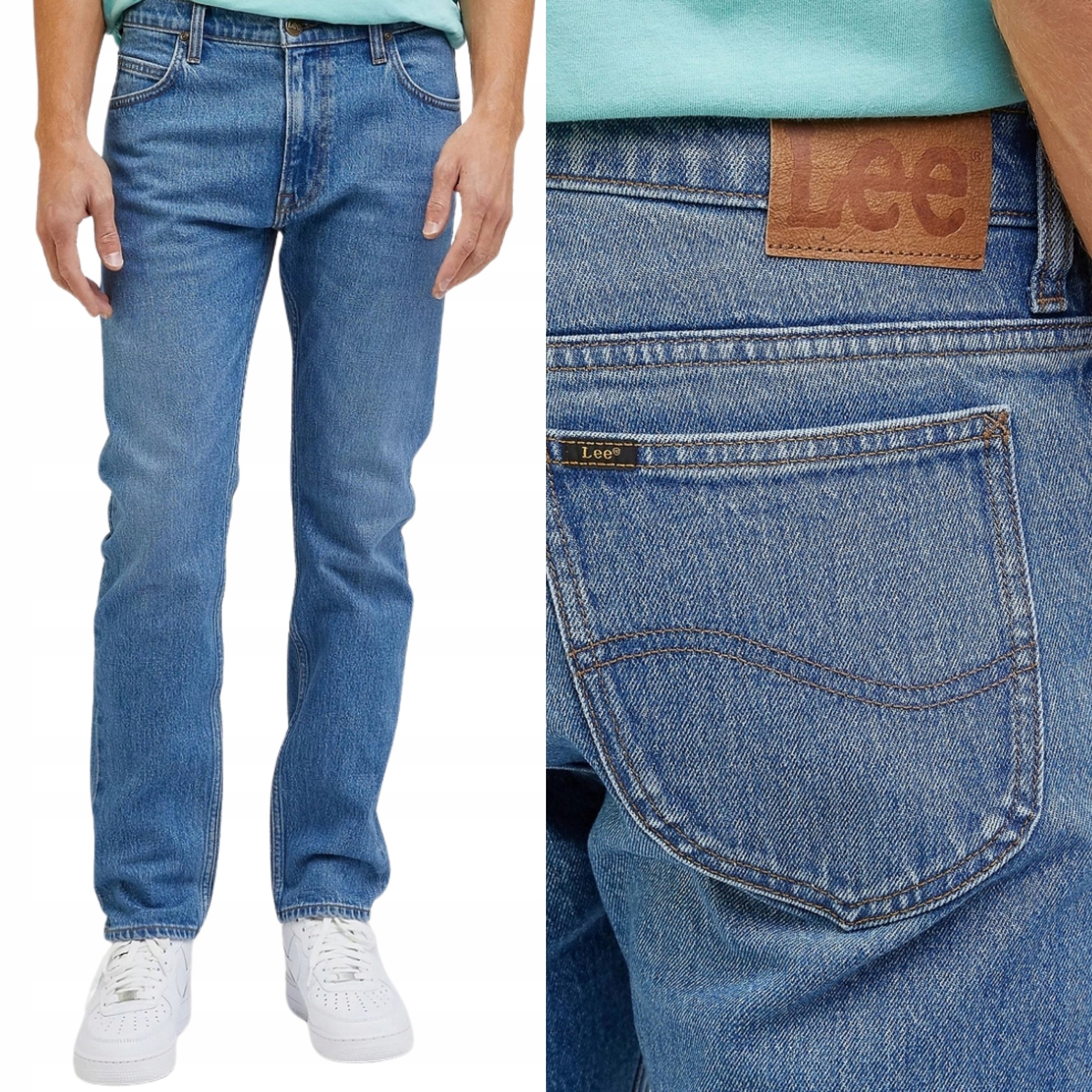 Lee kalhoty Tapered jeans Rider W40 L34