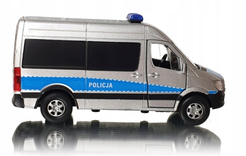 

Mercedes Sprinter Policja Metalow Model 1:34 Welly