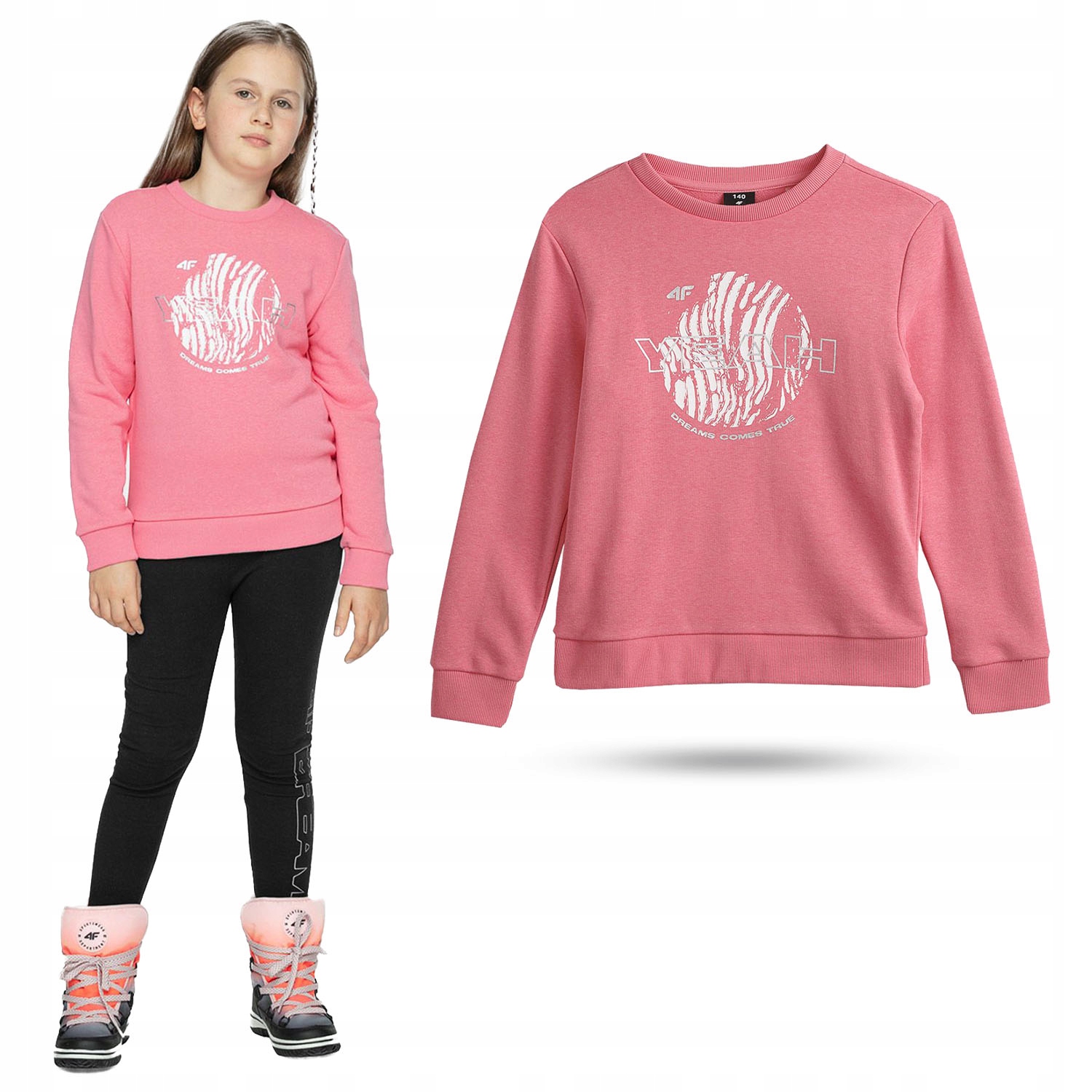 

Bluza Dziecięca 4F Dziewczęca Junior JTSDL002A