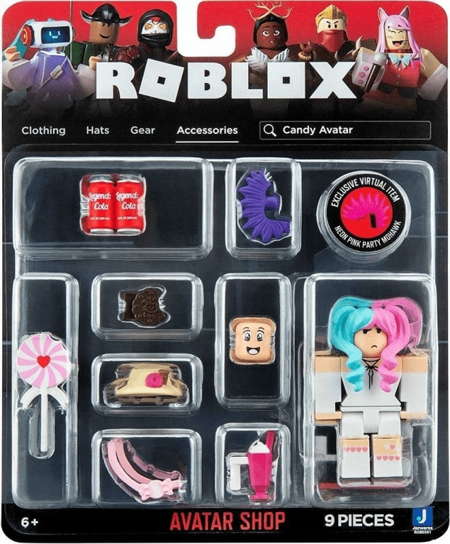 Roblox Avatar Shop Series Collection - Lionize Me Figure Pack [Includes  Exclusive Virtual Item]