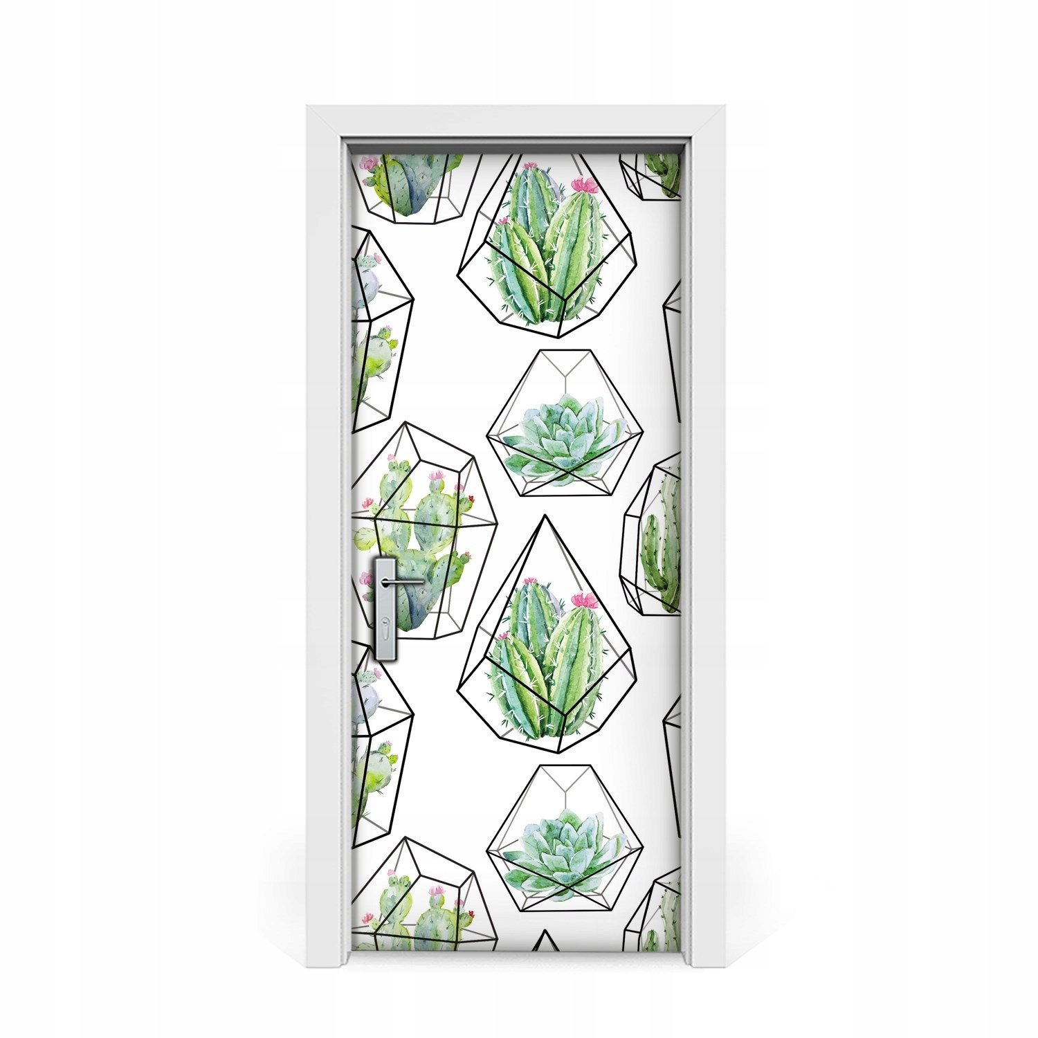 

Okleina naklejka drzwi Kaktusy 85x205
