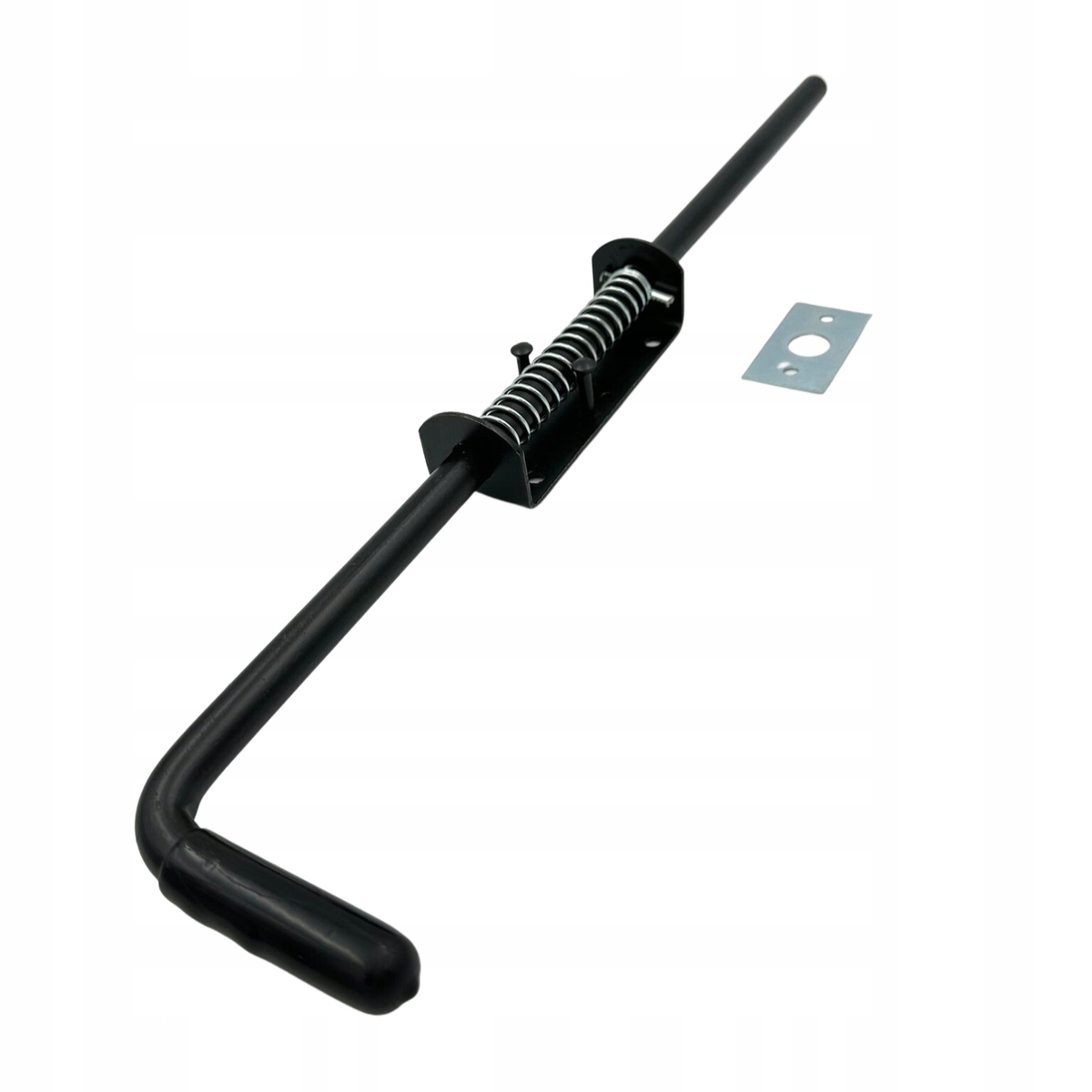 

Rygiel Zasuwa Do Bramy Drzwi Sprężyna 50cm czarna