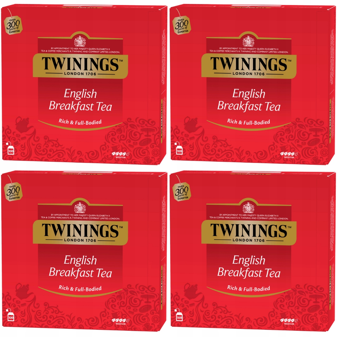 Twinings Herbata English Breakfast Tea 400 torebek