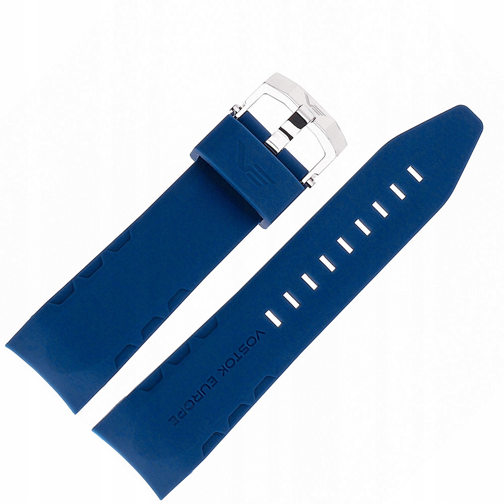 Lunokhod pásek Silikon (E278) modrý s lesklou kl.