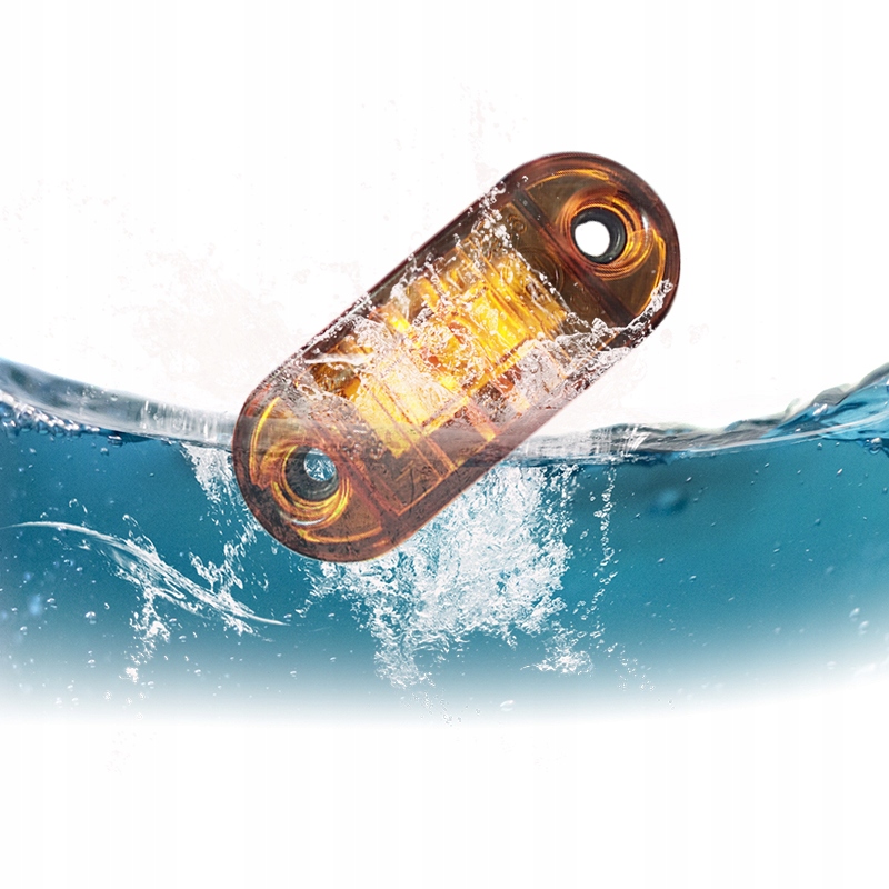 Lampa obrysowa LED 12-24V Biała TIR BUS Producent części Inny