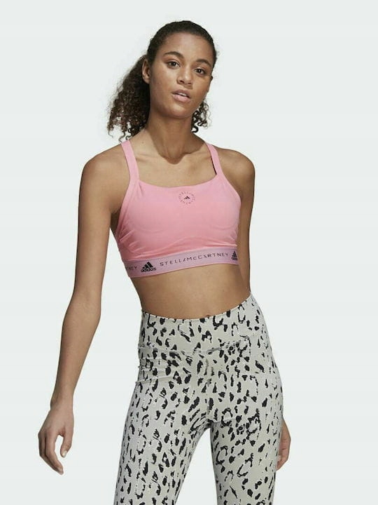 Adidas Różowy Biustonosz Asmc Tpr Bra (M)