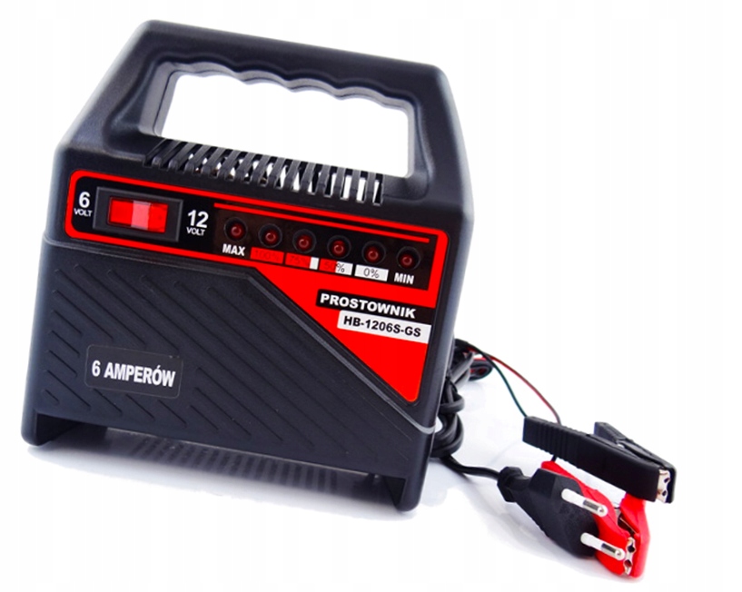 

Prostownik Ładowarka Do Akumulatora 6V 12V 6A