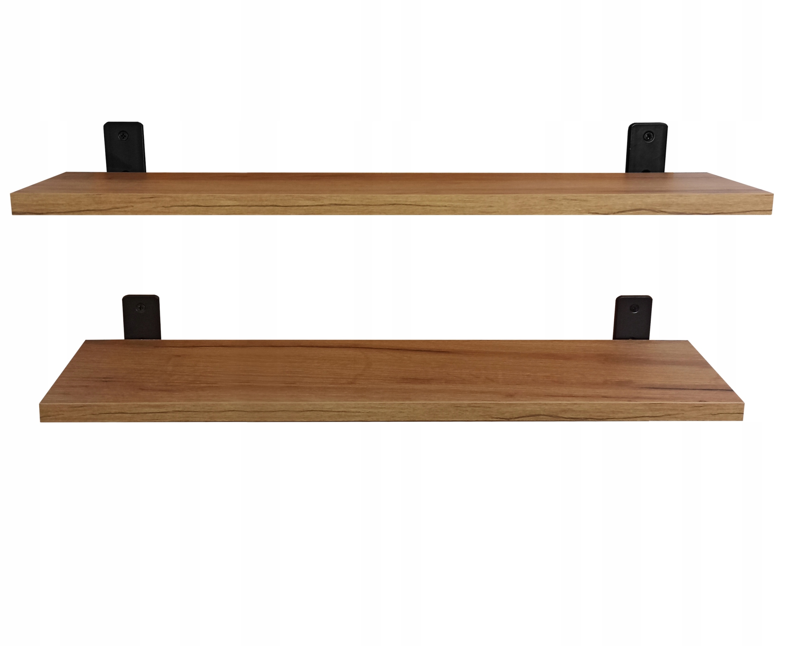 PÓŁKA ŚCIENNA WISZĄCA TYPU LOFT - INDUSTRIALNA 80 cm DĄB CRAFT ZŁOTY Kod producenta 7544486