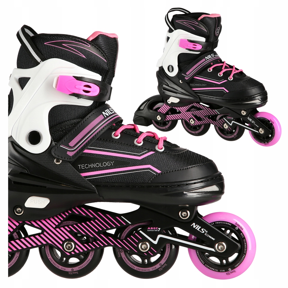 Kolečkové Brusle s regulací Brusle 2v1 Rekreační pro dítě Kaučuková kolečka 39-42