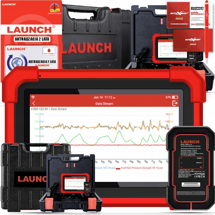 Launch CRP919 X Bt Verzia X Červená Pro 2023
