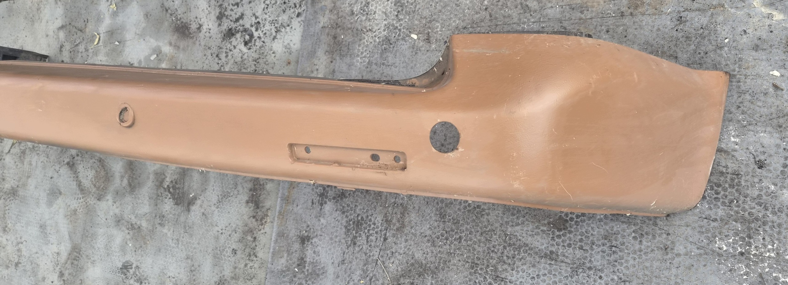 bumper rear part rear VW T5 T5 LIFT brazowy