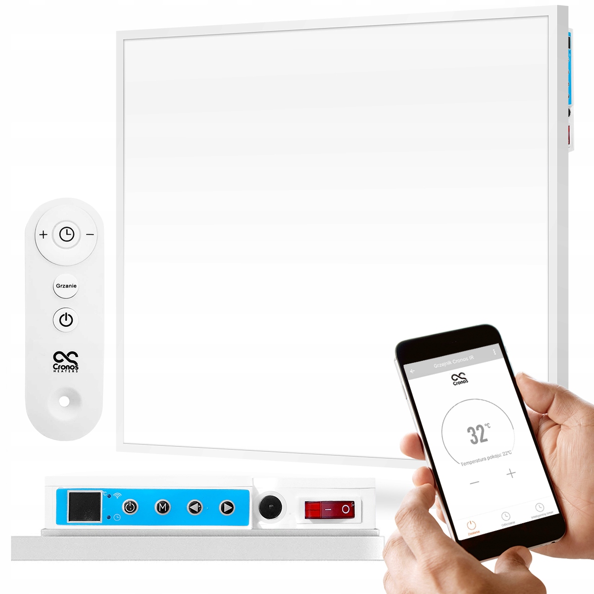 

Grzejnik Na Podczerwień Promiennik 300W WiFi Pilot