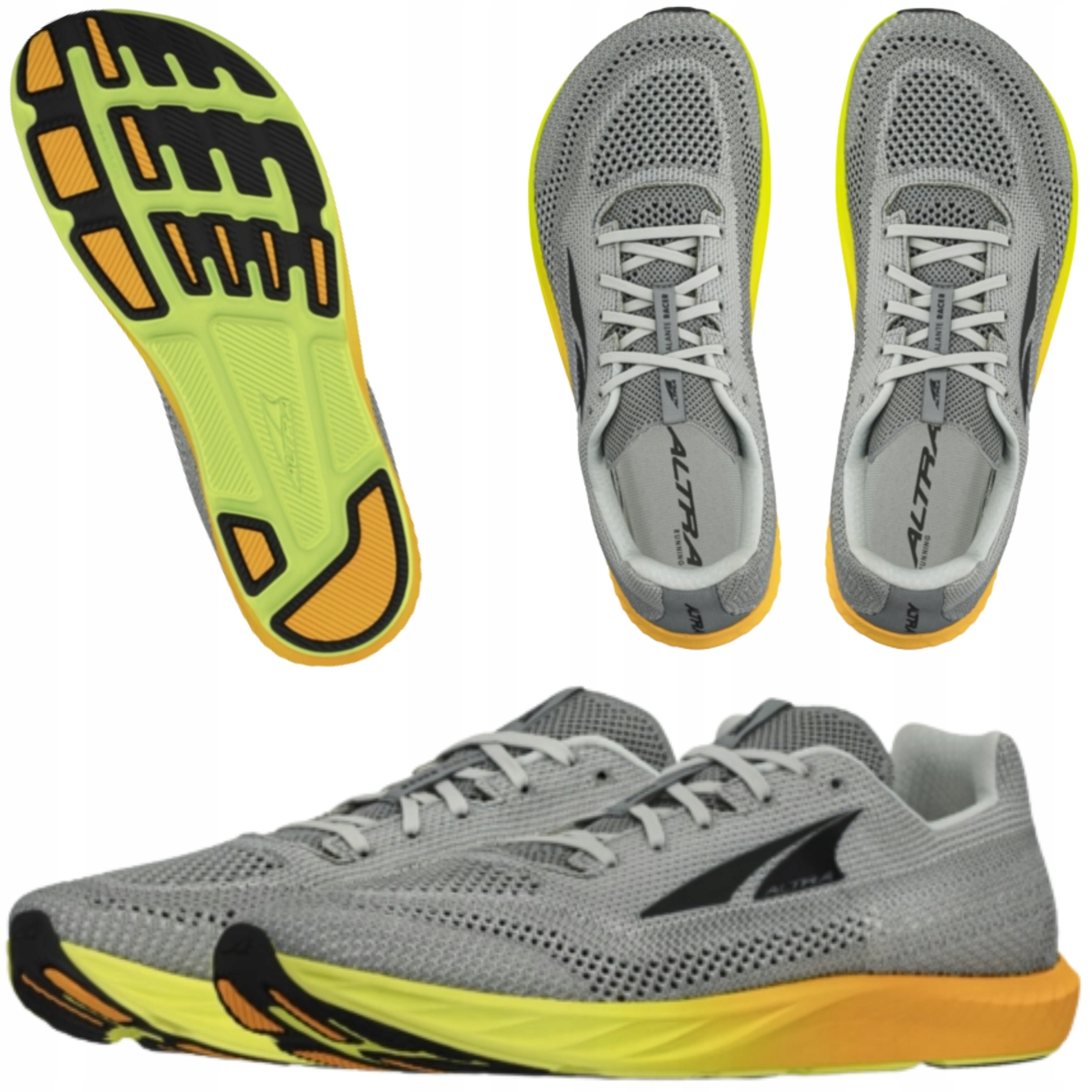 Buty do Biegania Sportowe Męskie Altra Escalante Racer 2 Szare/Żółte 45