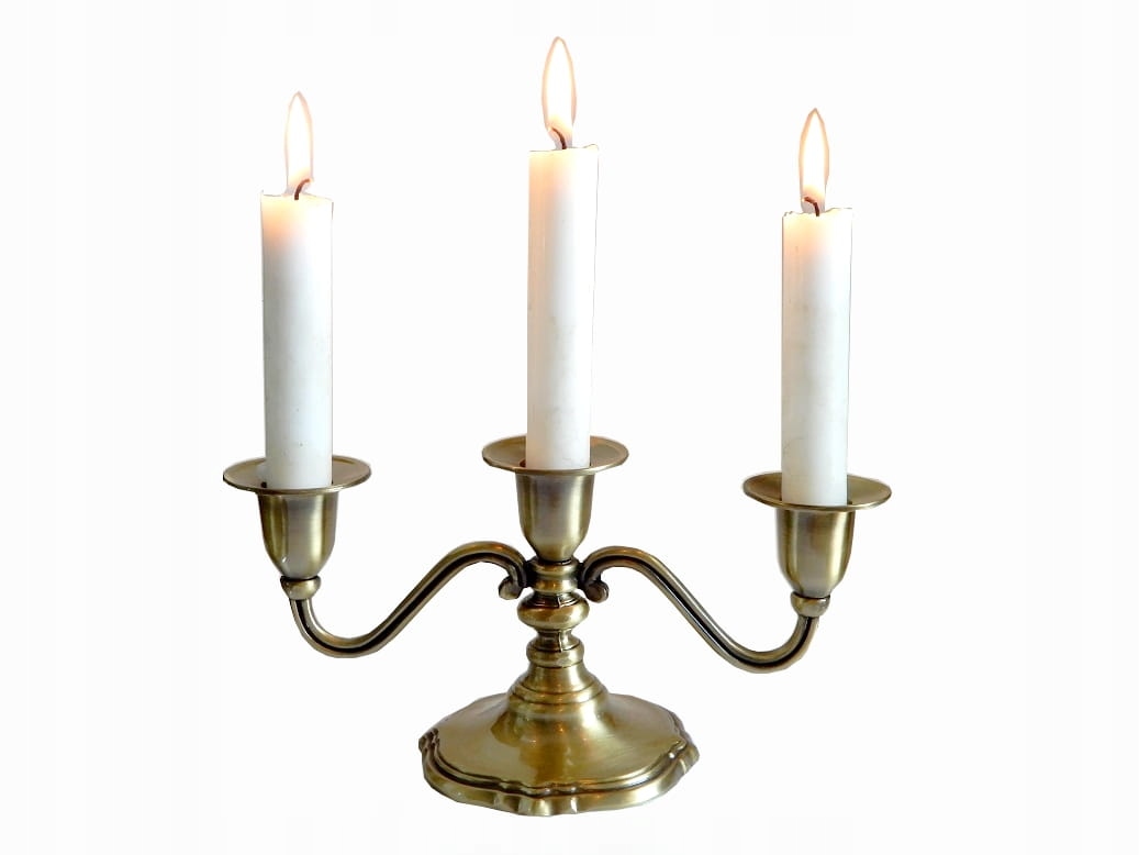 

Świecznik Stołowy Trójramienny Kandelabr MOSIĄDz