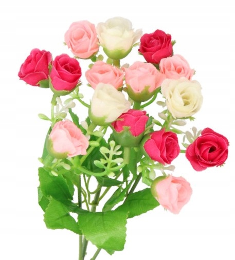 

Sztuczne Kwiaty Bukiet Bukecik Róża Róże Gałązki