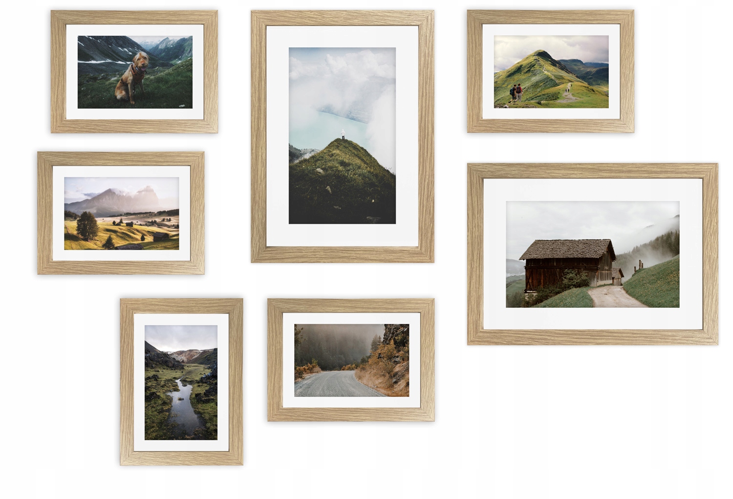 

Multirama Dublin zestaw ramek jasny dąb