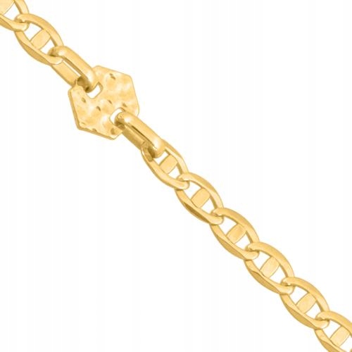 Zlatý řetízek 585 gucci s vložkou z plechu 2,30 mm 4,20 g 50 cm