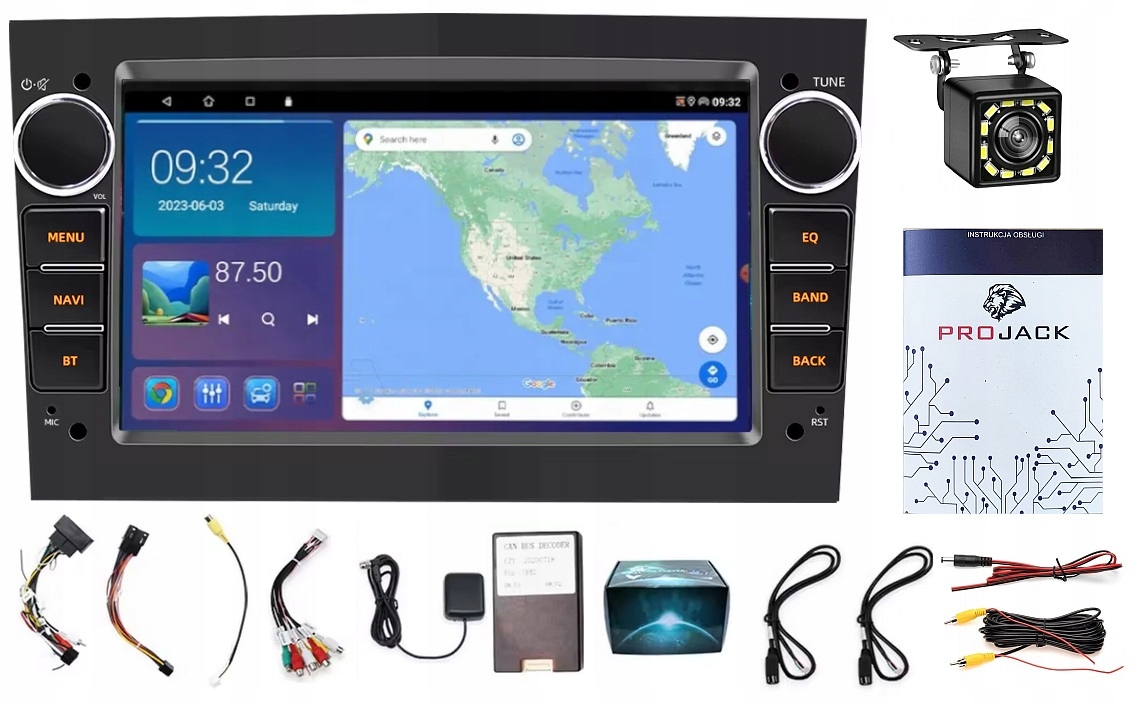 Rádio Navigácia Gps Opel Meriva 2003-2010 Usb Wifi Bt Carplay 4/64 Gb