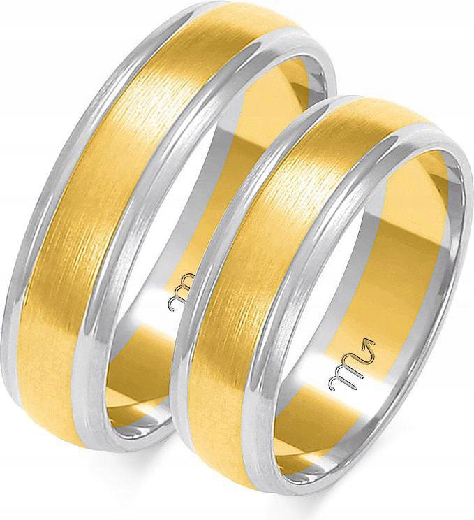 Zlatý snubní prsten 585 14k na svatba velikost 16 dámský pánský s gravírováním