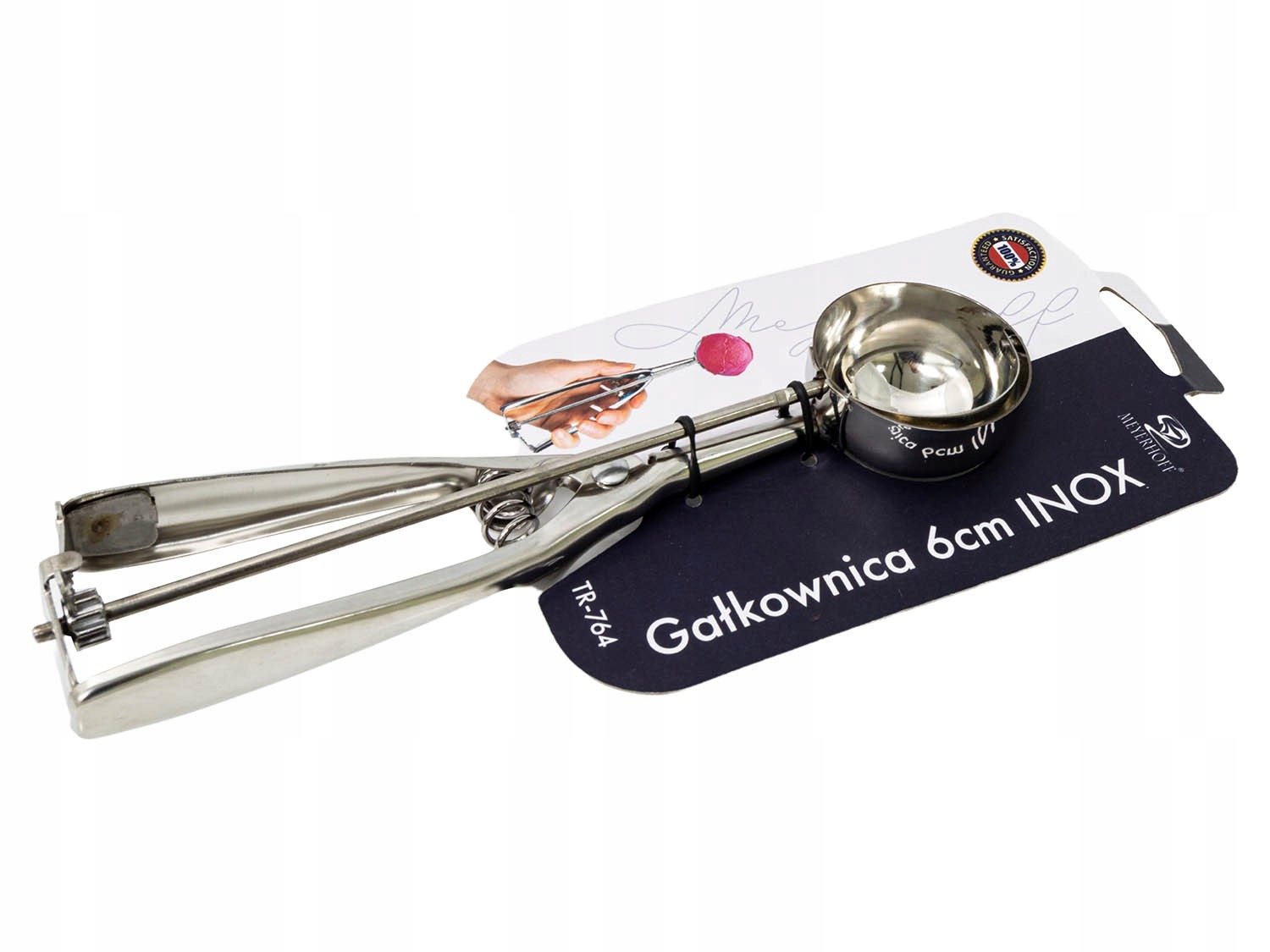 

Gałkownica Łyżka Do Lodów Nierdzewna 6 CM TR-764
