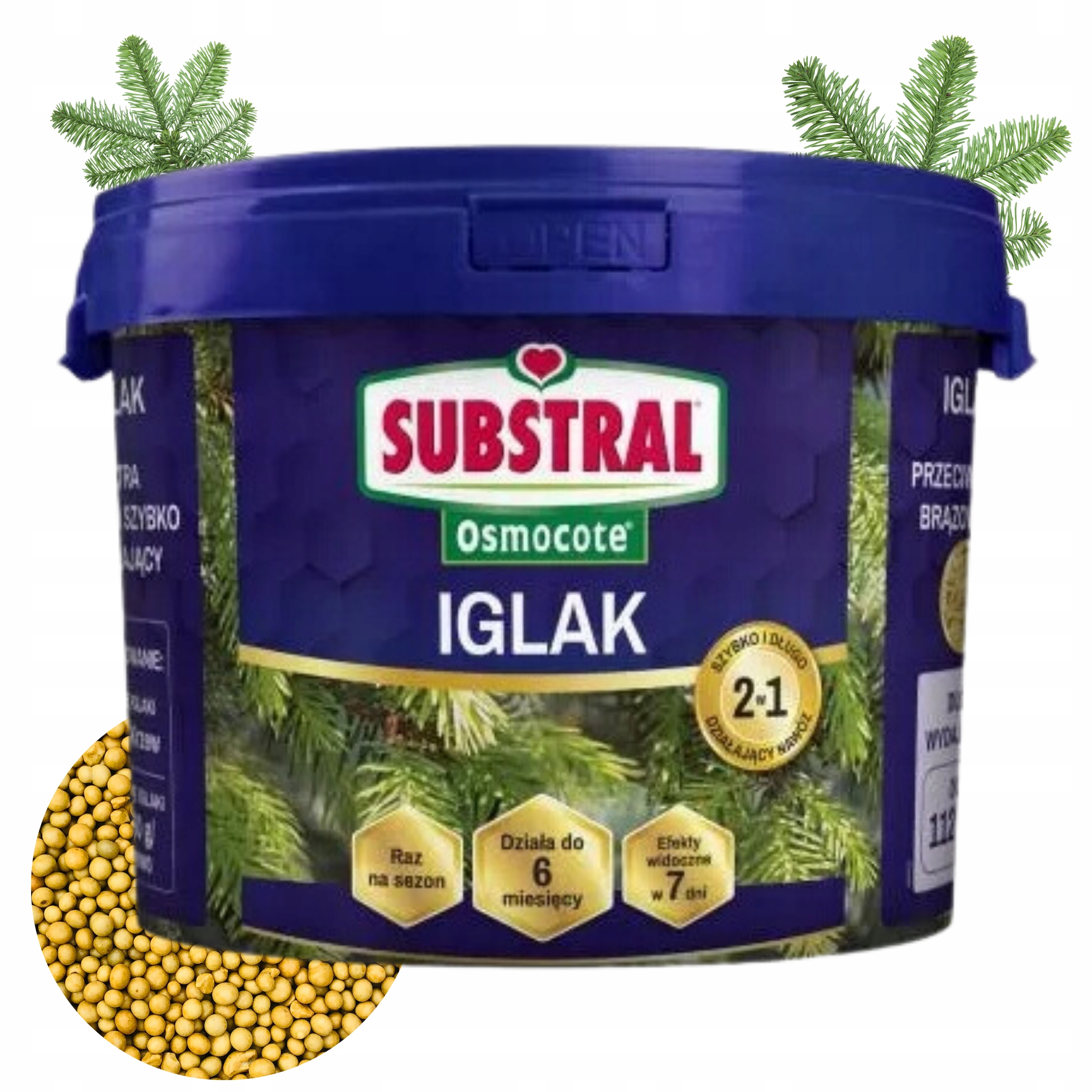 Osmocote Pre Ihličnany, Dlhodobé Granulované Hnojivo V Obale Substral 4,5 Kg