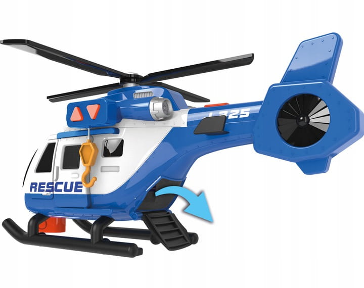 HELIKOPTER RATUNKOWY POLICJA - ŚWIATŁO DŹWIĘK Marka Dumel