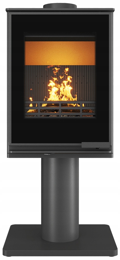 Kamna ocelová koza litinová volně stojící kamna 6,5 kW krb Harita noha