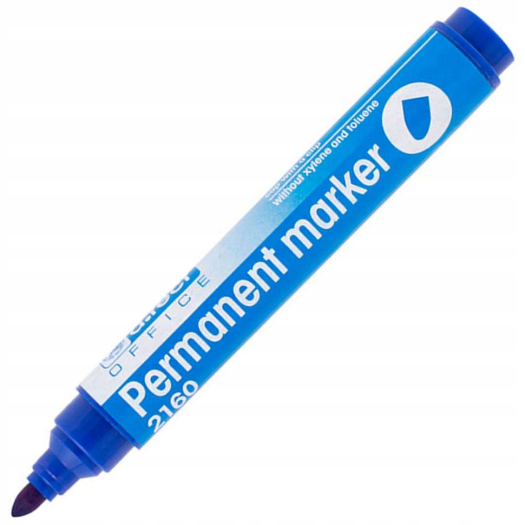 

Marker permanentny pisak Niebieski okrągła końcówk