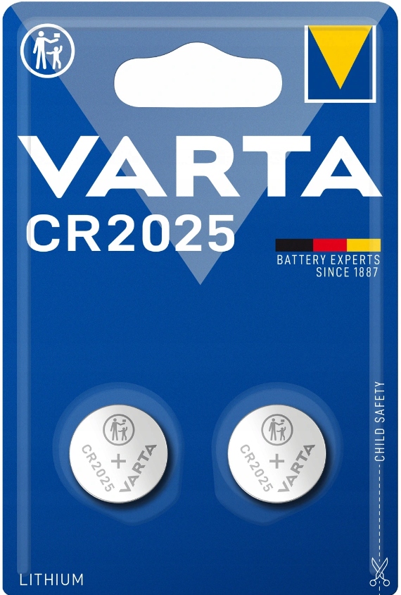 

2 x Bateria Litowa 2025 Varta CR2025 DL2025 BR2025