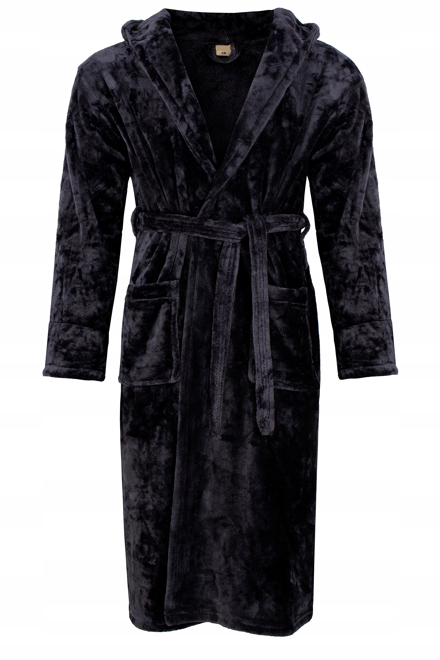 Župan S Kapucí , hladký, 2XL, pánský, teplý, XXL, Grafit