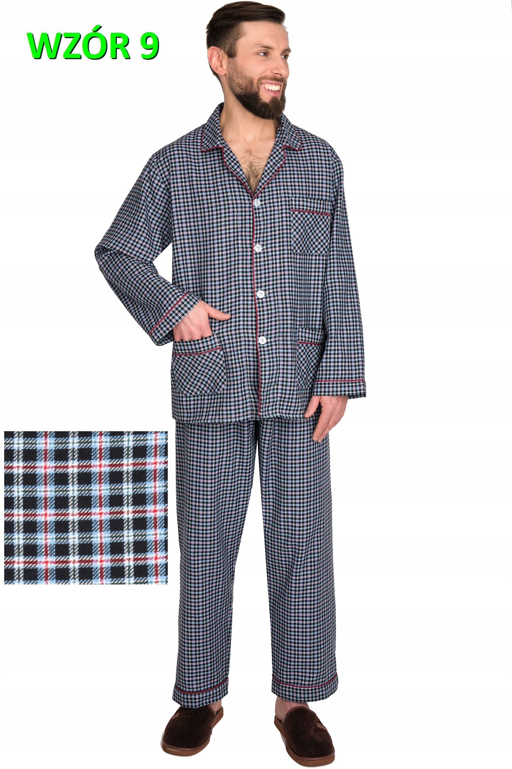 PIŻAMA MĘSKA BAWEŁNIANA BAWEŁNA TKANA r.3XL FORMAX Marka Formax