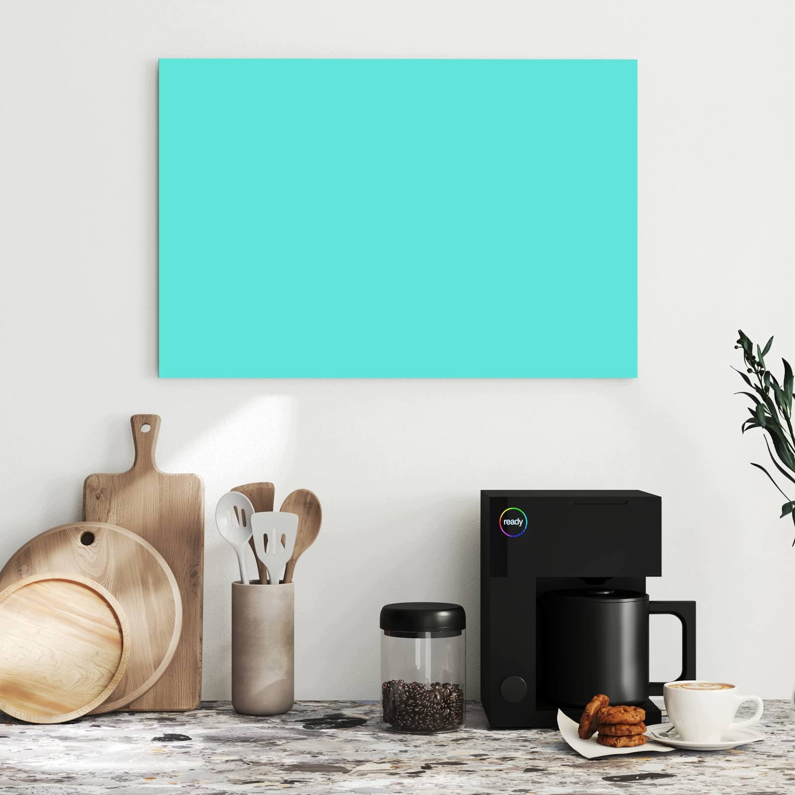 Magnetická tabule Mietový Pozadí 60 × 40 cm