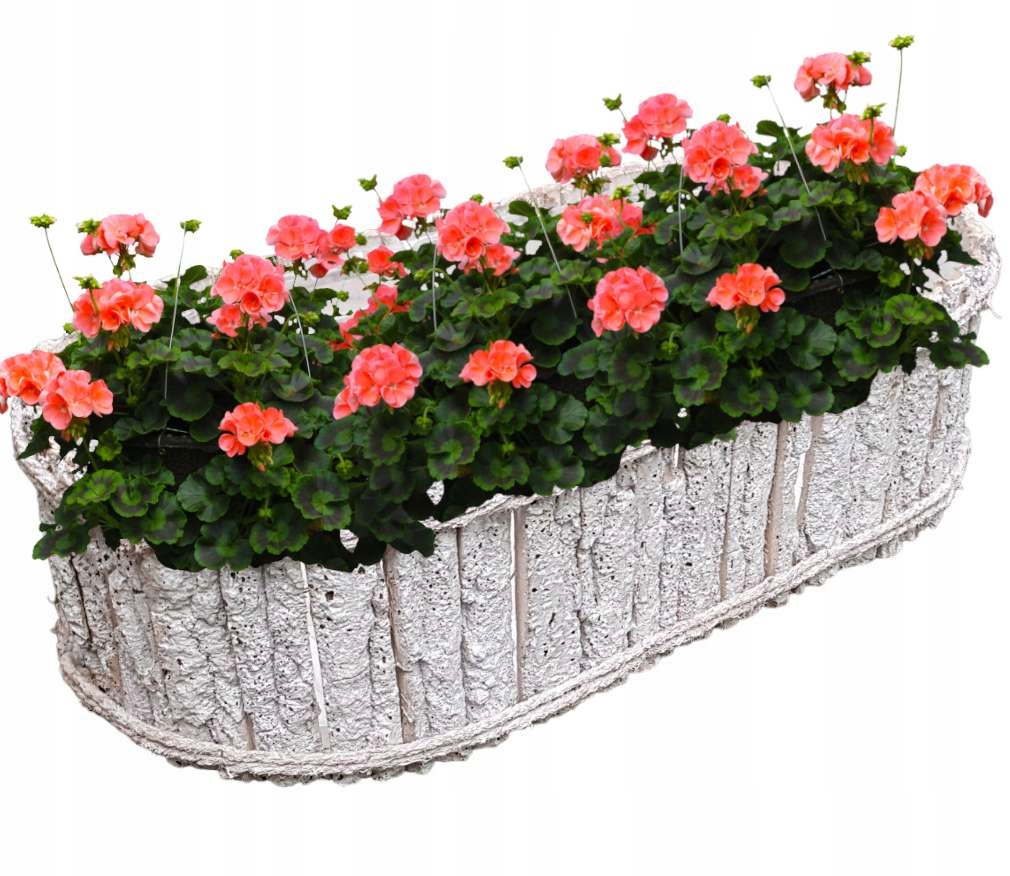 DONICZKA DO OBSADZEŃ KWIATOWYCH BALKONÓWKA SKRZYNKA Z KORY KWIATY ZIOŁA D