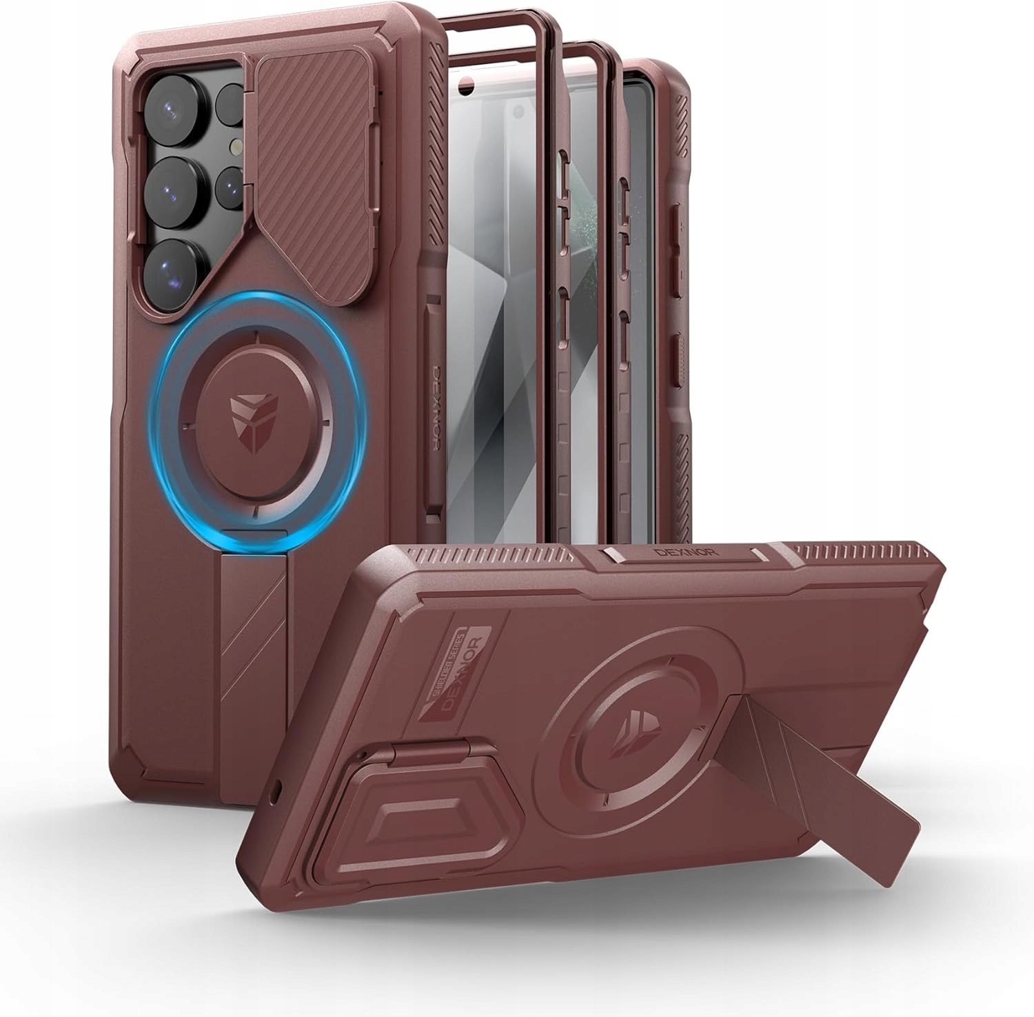 Etui Plecki Dexnor Samsung Galaxy S25 Ultra MagSafe Magnetyczne Pancerne