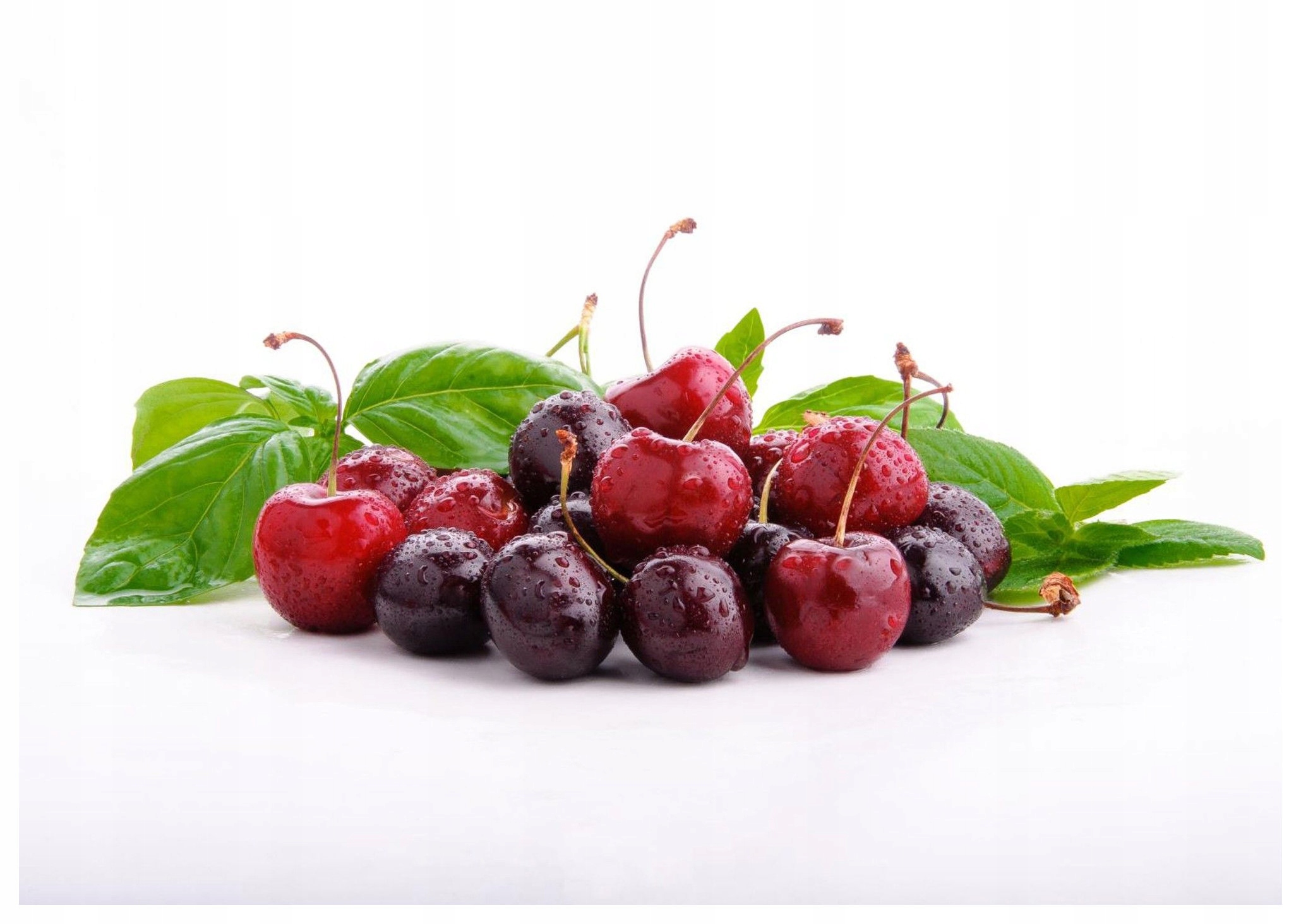 Fototapeta Třešně a ovoce Listy kuchyně obývací pokoj styl vinylová 208x146 lepidlo