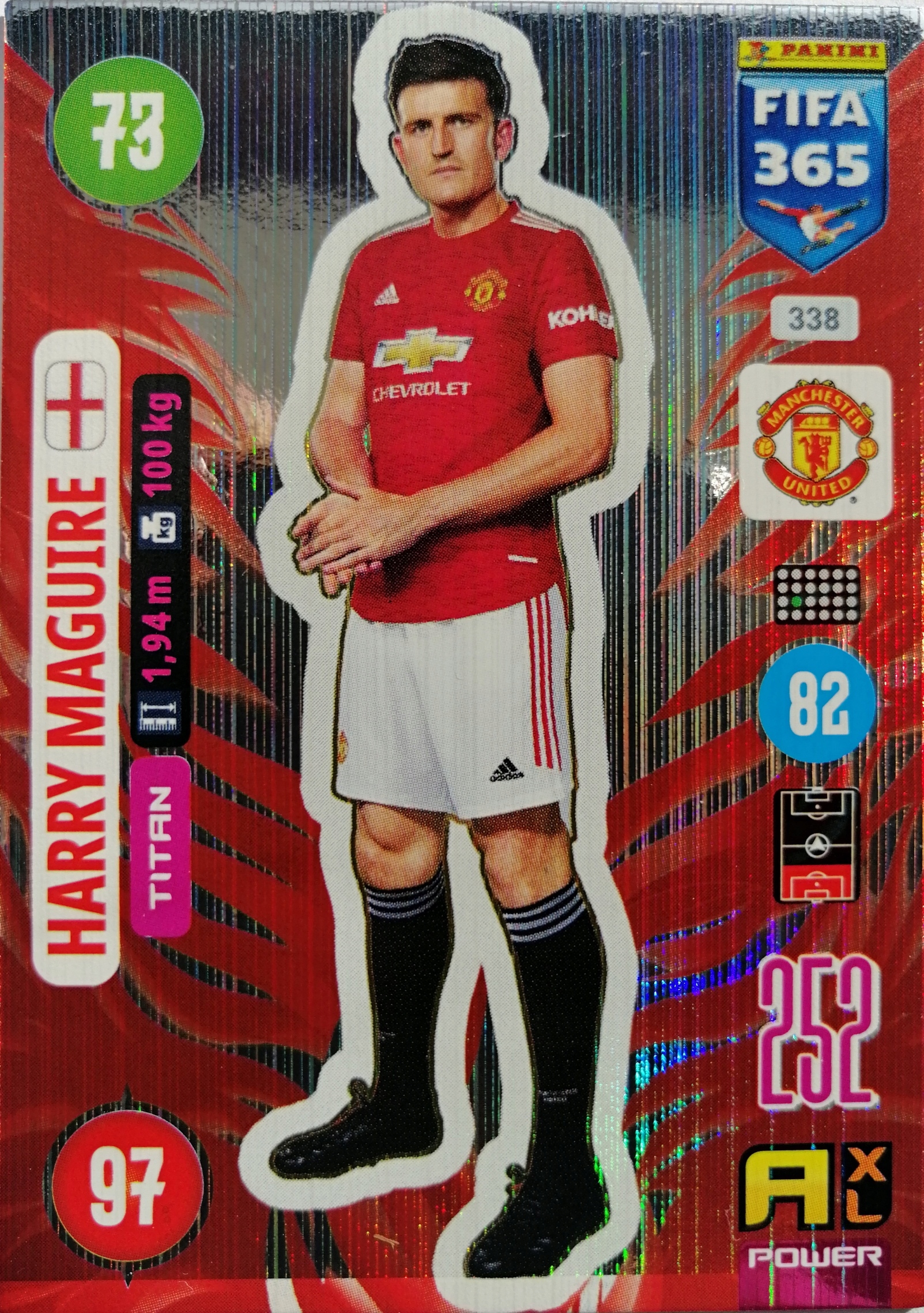 FIFA 365 2021 POWER TITAN 338 HARRY MAGUIRE