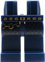 

Lego nóżki figurki granatowe spodnie z łańcuchem