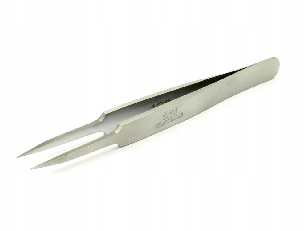 Pinzeta Hg Straight Tweezers Tamiya 74048