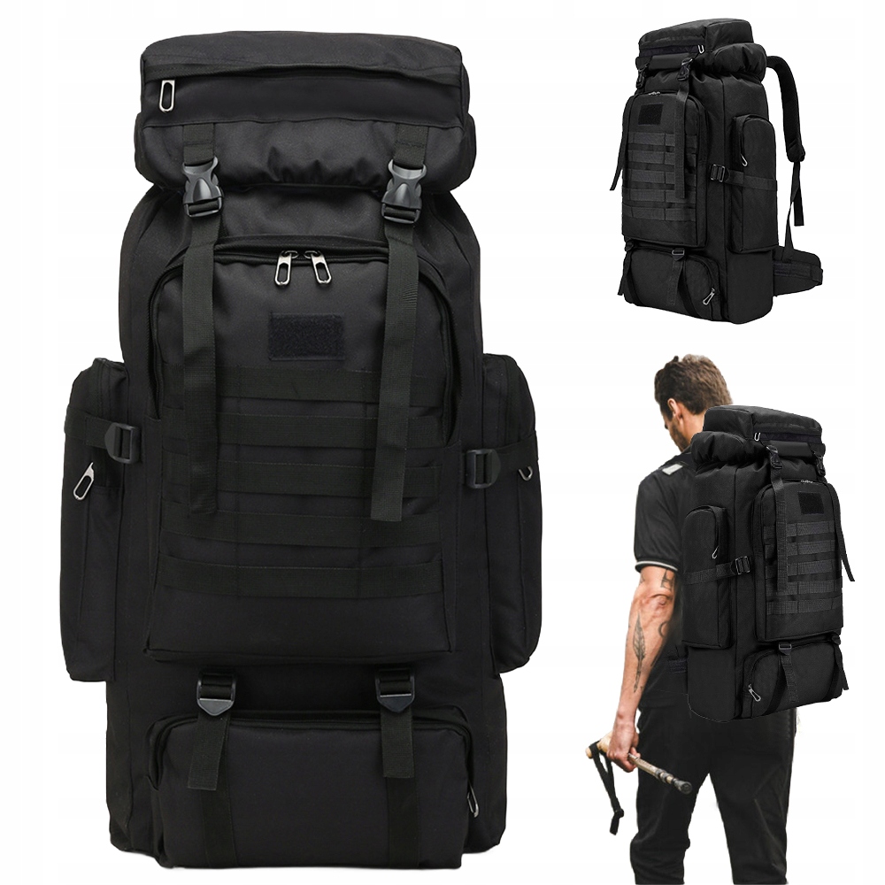 Velký Batoh Vojenská Kamufláž Jungle 75L Turistický