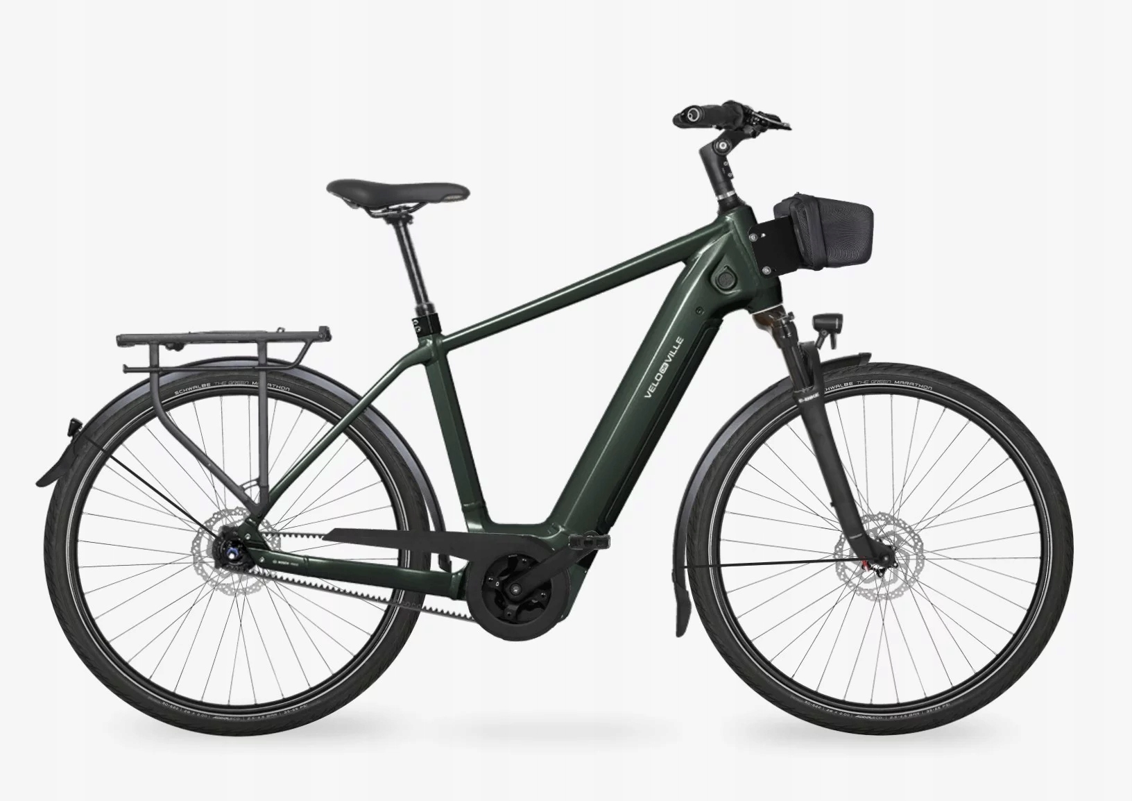 Rower elektryczny Velo de Ville Aeb 990PX Pro 21" zielony 625 bateria