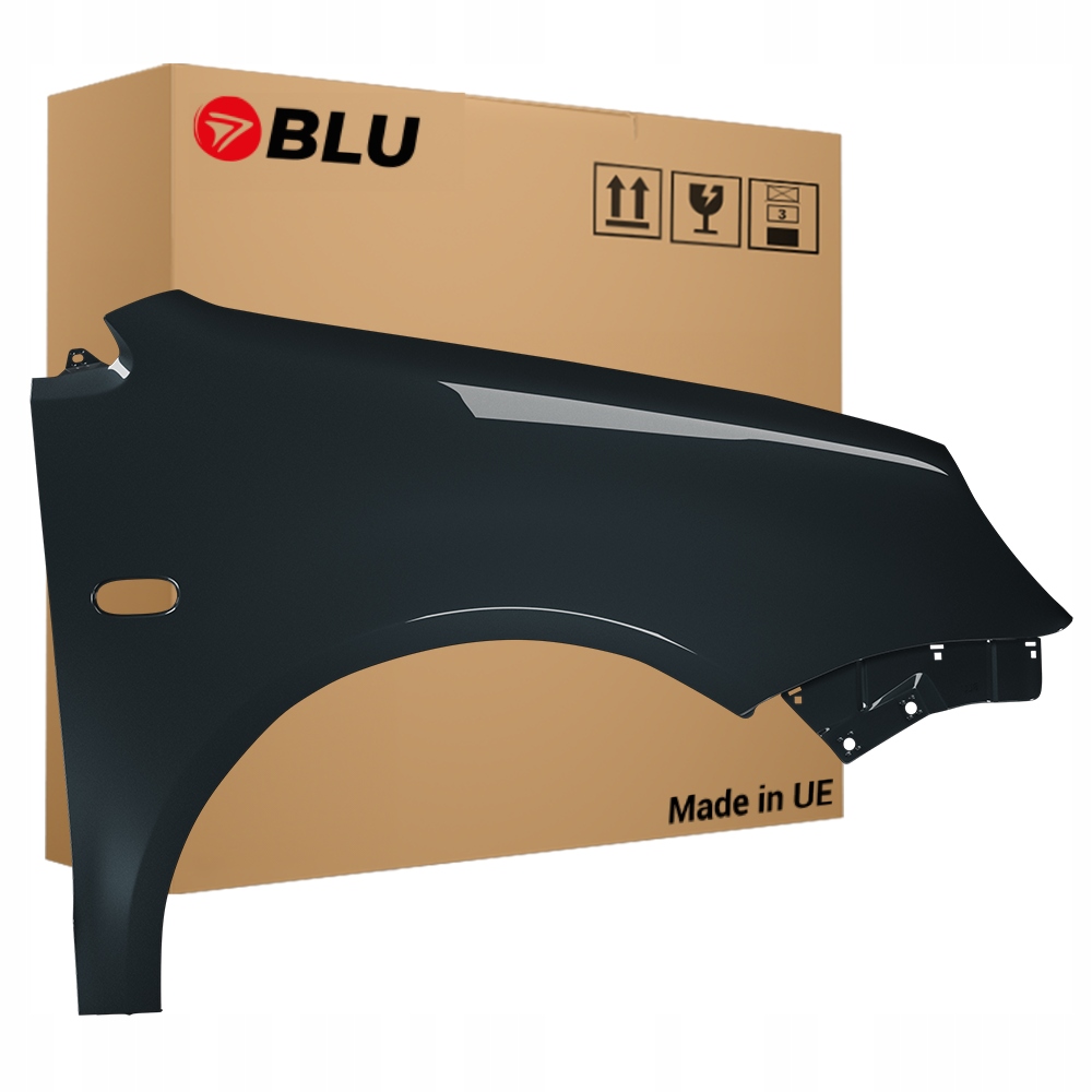 Blu Blatník Vw Polo 9N IV 4 LC7V pravý šedý 01-05 přední