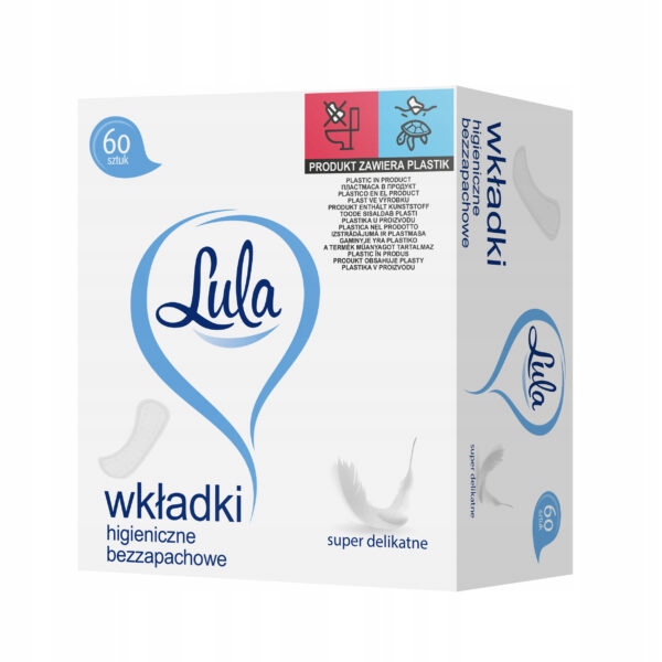 

Lula Wkładki Higieniczne Bezzapachowe 60 Szt