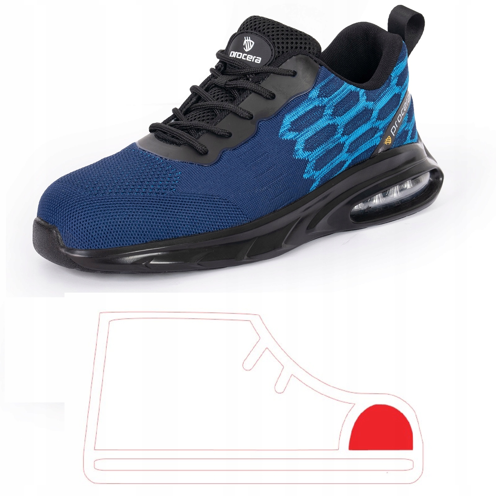 Procera Półbuty Ochronne Texo-air Blue Sb rozm. 39