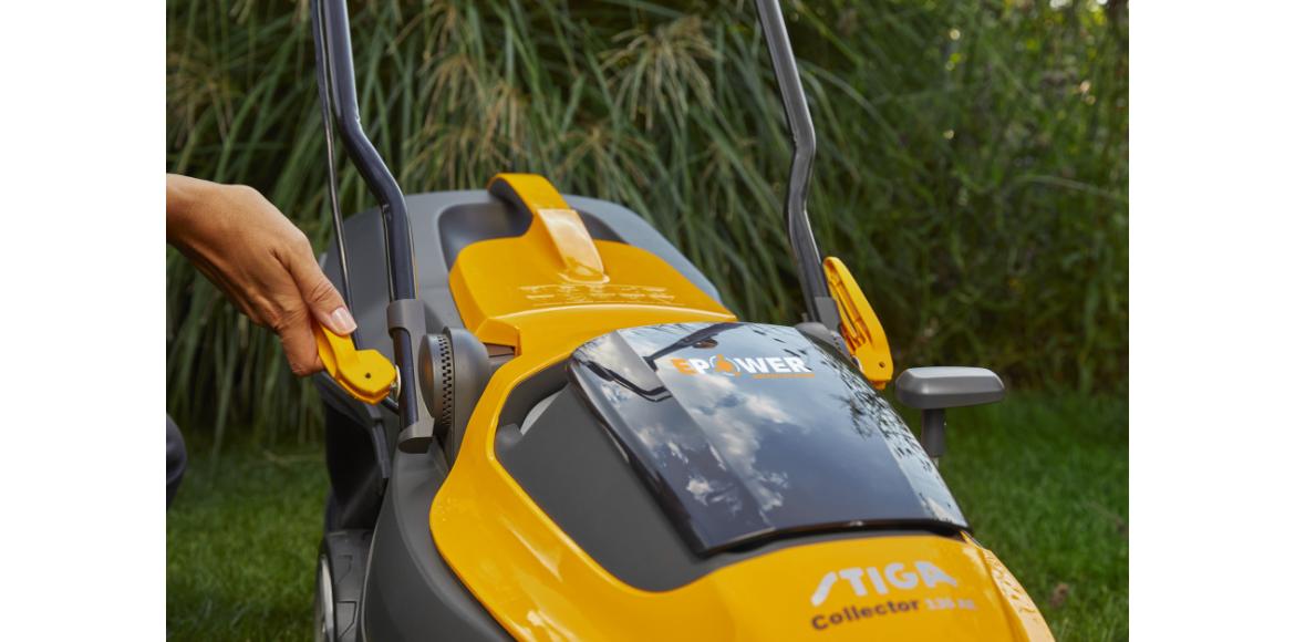 Kosiarka akumulatorowa STIGA Collector 136e ZESTAW Kosz z koszem